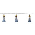 thumbnail image 3 of Dennis East 10 Lighthouse Summer Patio String Mini Novelty Lights - 6 ft White Wire, 3 of 4