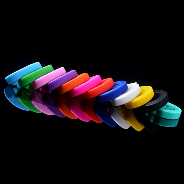 Minkissy 20Pcs Set Assorted Color Style Silicone Wrist Band for Adults Kids Waterproof Night Light