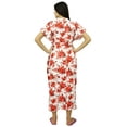 thumbnail image 4 of Bimba Delivery Maternity Gown Caftan Maxi, Front & Back Button Kaftan Dress, 4 of 7