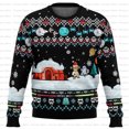 thumbnail image 3 of Suéter navideño feo con película Merry Xmas, sudadera con capucha de dibujos animados de anime para mujer y hombre 2025, nueva moda para parejas, 3 of 5