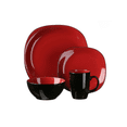 thumbnail image 3 of Vajilla de Lujo Roja cuadrada VASCELLA para 4 Personas 16 Piezas, 3 of 5