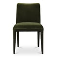 thumbnail image 3 of Moe's Home Collection Calla Fabric Dining Chair -Set of Two Green Color, 3 of 8
