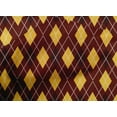 thumbnail image 4 of oneOone Cotton Cambric Maroon Fabric Argyle Check Diy Clothing Quilting Fabric Print Fabric By Yard 56 Inches Wide, 4 of 4
