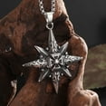 thumbnail image 2 of Men's Titanium Steel Necklace, Simple Eight-Pointed Star Pendant Necklace, Creative Cross For Men And Women, 2 of 6