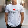 thumbnail image 1 of Tops para hombre, blusas y camisas de cuello redondo y manga corta para hombre, blusas casuales de cuello redondo con estampado de moda para hombre, blusas de cuello redondo y manga corta, camisas par, 1 of 6
