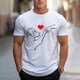 thumbnail image 1 of Tops para hombre, blusas y camisas de cuello redondo y manga corta para hombre, blusas casuales de cuello redondo con estampado de moda para hombre, blusas de cuello redondo y manga corta, camisas par, 1 of 6