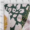 thumbnail image 2 of oneOone Cotton Poplin Twill Dark Green Fabric Tropical Abstract Leaves Diy Clothing Quilting Fabric Print Fabric By Yard 56 Inch Wide, 2 of 4
