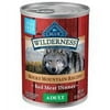 Blue Buffalo Wilderness Rocky Mountain Recipe High Protein Grain Free, Natural Adult Wet Dog Food, Red Meat 12.5-oz can (pack of 12)