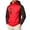 Red, variant on Rrxhxhs Raincoat for Men Color Block Detachable Hood Long Sleeve Elastic Cuffs Water Resistant Hooded Windbreaker Jacket with Zipper Pockets,Black,L