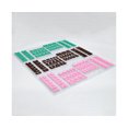 thumbnail image 4 of 46 Keys Key Caps FOS Step Ergonomic Wear Resistant Clear Font Typing PBT Two-color Injection Computer Mechanical Keyboard Keycaps - Dark Coffee, 4 of 5