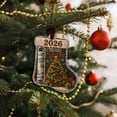 thumbnail image 5 of 2026 Christmas Money Holder Ornament,Stocking‑Shaped Acrylic Cash Keepsake Hanging Pendant,Funny Festive Christmas Tree Holiday Gift Decor for Merry Christmas Party Decorations, 5 of 7
