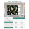 thumbnail image 6 of Christmas Tree Tie Up Curtains for Windows 45 Inch Length Balloon Curtains Kitchen Adjustable Balloon Window Shade Black Green Xmas Tree Winter Tie Up Valance Bathroom Curtain Window 34"x45", 6 of 6