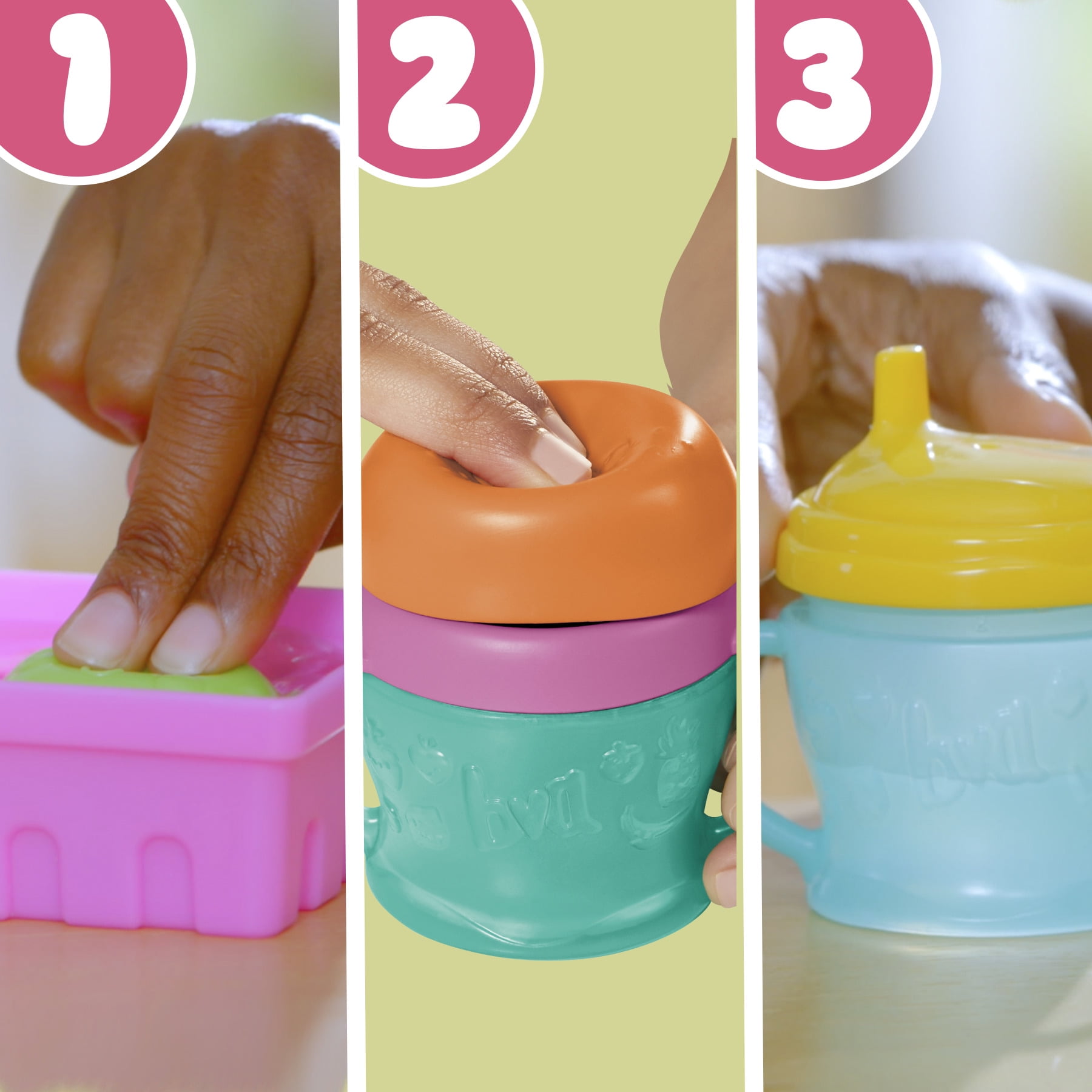 Baby Alive Fruity Sips Doll, Lime, Pretend Juicer Baby Doll Set, Kids 3 and Up, Black Hair