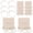 Beige, variant on 16pcs Jewelry Bridesmaids Gifts, Bracelets, Microfiber Jewelry Bags, 8pcs Set for Weddings, Bridal Party Favors, Bachelorette Party Gifts