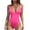 Pink, variant on Elainilye Fashion Womens One Piece Swimsuit Sexy Print Swimwear with Padded Slim Swimsuits Bikini Beachwear,Red
