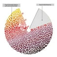 thumbnail image 2 of Rateoe Leopard Skins And Heads Print Christmas Tree Skirt 48" for Xmas Holiday New Year Party Circle Tree Mat Ornaments Decoration, 2 of 7