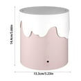 thumbnail image 3 of Naittoop Desktop Trash Can Cute Small Bedroom Bedside Office Plastic Scandinavian Storage Bucket Mini With Lid Home Use Multi-scene Use Wider Pressure Ring, 3 of 6