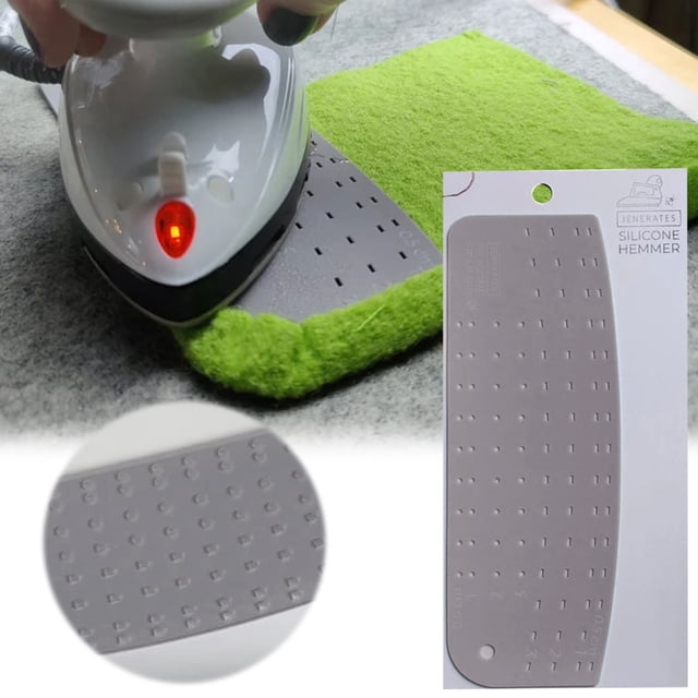 HUASHENG Silicone Hot Ruler Fabric Ironing Tool Useful Heat Hemmer For Clothes Steam Non Slip Hemming Template With Inch