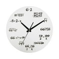 thumbnail image 2 of Reloj de pared con espejo que no hace tictac, fácil instalación, decoración de pared, espejo acrílico redondo para baño, sala de estar, cocina y hogar Blanco 6.2 Macarena reloj de pared, 2 of 8