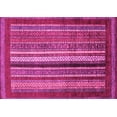 thumbnail image 1 of Ahgly Company Indoor Rectangle Abstract Pink Modern Area Rugs, 2' x 5', 1 of 4