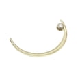 thumbnail image 4 of Fvsianol Hair Stick Faux Pearl Hair Fork Women Hair Fork Ancient Style Faux Pearl Decor Non slip Hair Ornament Alloy Moon Shaped Hair Jewelry, 4 of 8