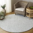 thumbnail image 2 of SAFAVIEH Glamour Ida Abstract Area Rug, Sage/Ivory, 6' x 6' Round, 2 of 10