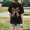 T-Black, variant on Adeawade Tops For Girls Short Sleeve Round Neck T Shirts Tee For Lightweight Top Pretty Bow For Playful Summer Styles Shirt Relaxed Fit Kids Tee Lovely Summer Clothes 5-6 Years Red