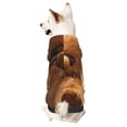 thumbnail image 1 of Fotbe Happy Fluffy Running Dog Sudadera con Estampado para Perros Pequeños – Suéter con Capucha para Mascotas, Tela Suave de Forro Polar con Bolsillo-Small, 1 of 7