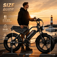 thumbnail image 7 of Electric Dirt Bike for Adults, Hill Climbing, 5H Fully Charge, 20"×4.0" Fat Tire, Dual Suspension, 1500W Motor , 40MPH, Up to 70 Miles Mountain Bike, for Snow Road, Mountain, Off-Road UL2849, 7 of 7