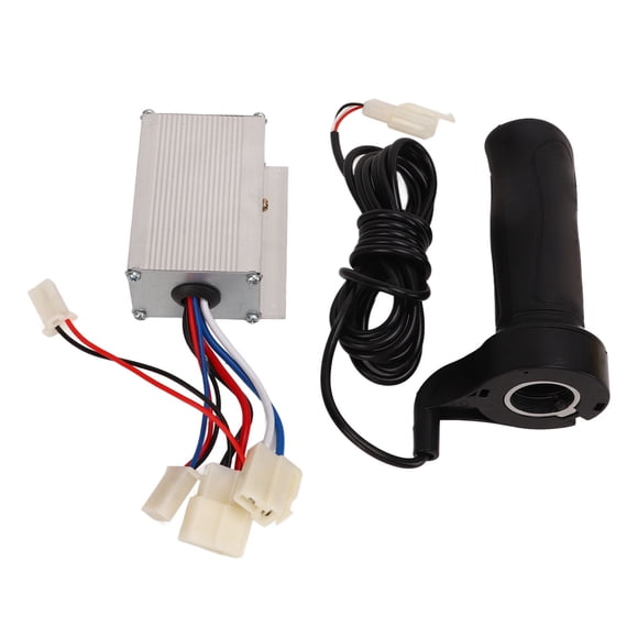 Brush Motor Controller Throttle Grip, Electric Controller Throttle Handle Universal 12V 250W for Electric Motorcycles