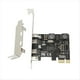 thumbnail image 4 of PCI Express X1 A USB 3.0 5 Gbps Tarjeta de Expansión Tipo C de 2 Puertos Controlador Adaptador de Concentrador VIA Chip para PC de Escritorio, 4 of 5