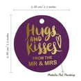 thumbnail image 6 of Inkdotpot 50 Pack Hugs & Kisses From The Wedding Favor Paper Tags Craft Real Gold Foil Hang Tags, 6 of 6