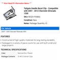 thumbnail image 2 of Tailgate Handle Bezel Clip - Compatible with 2007 - 2013 Chevy Silverado 1500 2008 2009 2010 2011 2012, 2 of 2