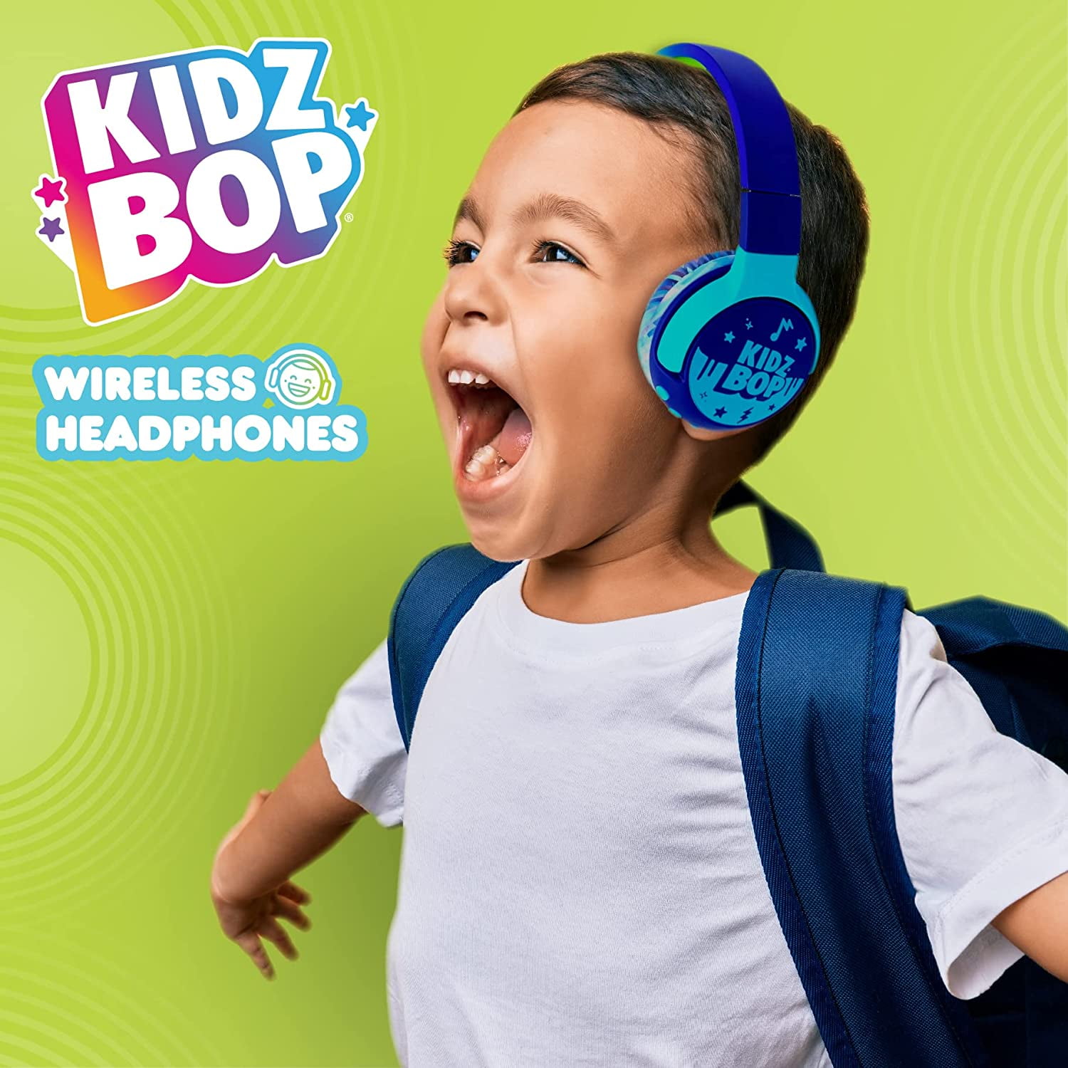 Move2Play Kidz Bop Bluetooth Headphones for Kids | Hi-Def Microphone &  Speakers | 94dB Volume Limiting | Wireless | Adjustable | School Use | Gift  3 4
