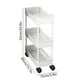 thumbnail image 2 of Carrito multiusos resistente con ruedas de 5 niveles, ruedas bloqueables y estructura de acero resistente para organizar la despensa, la lavandería o la oficina. Aestivo | Blanco | AESTIVO, 2 of 7