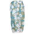 thumbnail image 3 of Tru Cal Men's 100% Polyester Tropical Plaid Swim Trunks with Side Slit Pockets-Green-Medium, 3 of 3