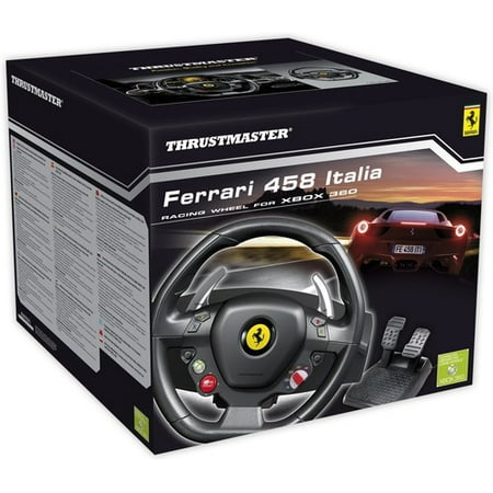 Thrustmaster, Ferrari 458 Racing Wheel, Xbox 360, Black,