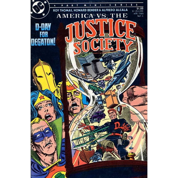 America vs. the Justice Society #4 VF ; DC Comic Book
