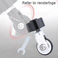 thumbnail image 3 of plegable Ruedas auxiliares Ruedas fáciles Ruedas auxiliares Plata shamjiam Bicicleta Plegable Easy Wheel, 3 of 9