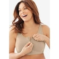 thumbnail image 4 of Comfort Choice Women's Plus Size Wireless Zip Front Bra, 4 of 6