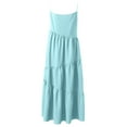 thumbnail image 4 of Gspmoly Robe d'Été, Robe d'Été Décontractée Ample pour Femmes à Bretelles, Longue Maxi de Plage, Robes d'Été pour Femmes, Robes de Soirée pour Femmes, Offres Prime, 4 of 6