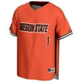 thumbnail image 2 of Men's GameDay Greats #1 Orange Oregon State Beavers Lightweight Baseball Fashion Jersey, 2 of 4
