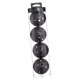 thumbnail image 1 of Paquete de 4 bolas de pepinillo de 74 mm, 40 agujeros, bolas de pepinillo para juegos de torneos al aire libre Negro, 1 of 8