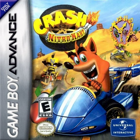 GBA Games: Crash Nitro Kart Cartridges Only, US Version