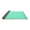 thumbnail image 2 of Ahgly Company Indoor Square Persian Turquoise Blue Traditional Area Rugs, 3' Square, 2 of 4