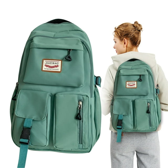 Lightweight School Backpack Womens Cute School Bag For Teenager Girls 14 Inch Laptop Rucksack Casual Daypack Backpack For Travel College Work