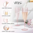 thumbnail image 4 of 36PCS Clear Champagne Flutes Plastic - 6 OZ Clear Disposable Champagne Flutes Party Supplies for Wedding/Birthday/Parties, 4 of 18