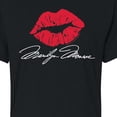 thumbnail image 3 of Marilyn Monroe - Lipstick Kiss Cropped Graphic T-Shirt, 3 of 5