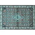 thumbnail image 1 of Ahgly Company Indoor Rectangle Persian Light Blue Traditional Area Rugs, 7' x 9', 1 of 4