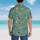 thumbnail image 4 of Balery Veterinary Clinics Camisas hawaianas de manga corta para hombre, camisas playeras de corte holgado, camisas de vacaciones con botones,XX-Large, 4 of 7